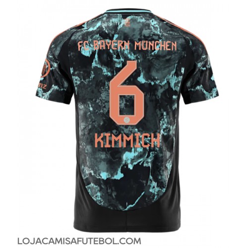 Camisa de Futebol Bayern Munich Joshua Kimmich #6 Equipamento Secundário 2024-25 Manga Curta